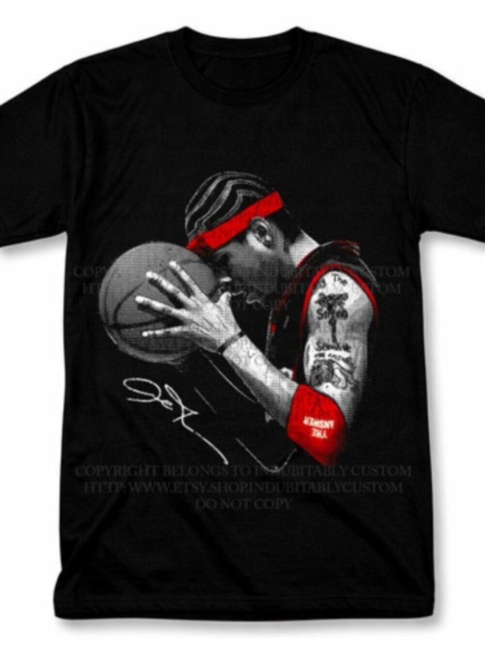 Allen Iverson The Answer Sixers Graphic Unisex T Shirt
